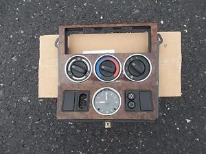 Bmw z3 center console stereo clock knobs radio trim bezel