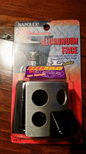 Autocar drink cup holder aluminuim face new in box