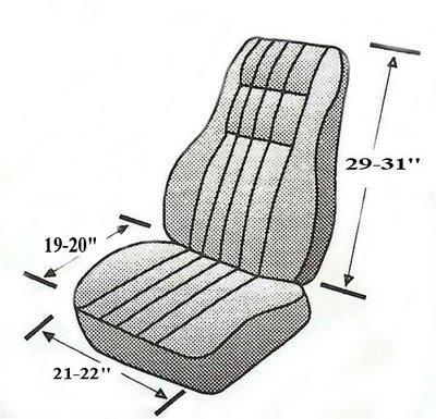 **Hawaii**Black Padded Synthetic Leather Car Truck High Back Bucket Seat Covers, US $59.94, image 3