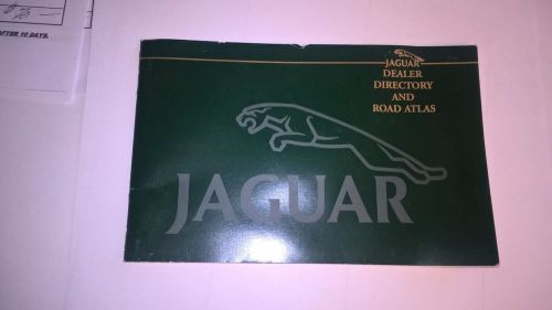 Usa &amp; canada &#034;jaguar dealer directory &amp; road atlas&#034;  owner&#039;s manual