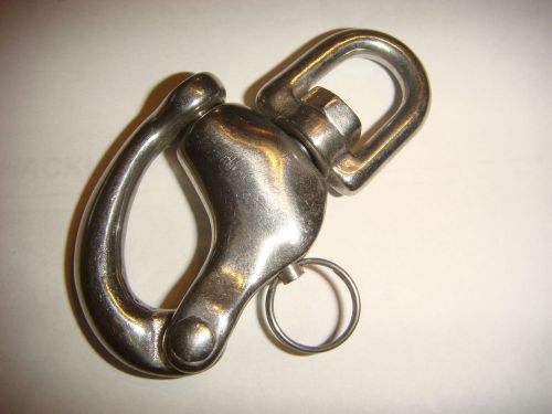 316 stainless snap shackle #2 - 3 1/2" long new snapshackle heavy duty