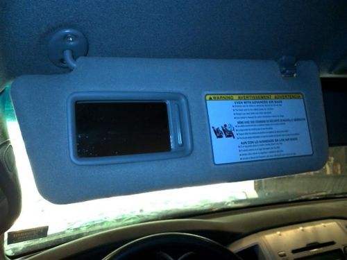Driver left sun visor fits 05-11 tacoma 528764
