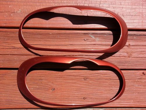 99 - 05 mazda miata tail light bezels lava orange mazdaspeed bezel free shipping