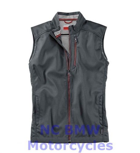 Bmw genuine motorrad motorcycle men dynamic vest dark gray size 2xl 76878552749