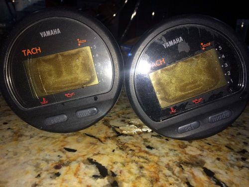 Pair of yamaha used oem multi-function gauge tachometer tach 6y5-8350t-83-00