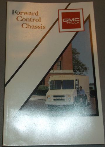 1990 gmc forward control chassis trucks owners manual original