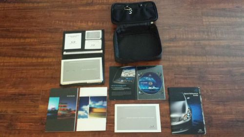 G35 2007 owner&#039;s manual with leather case.