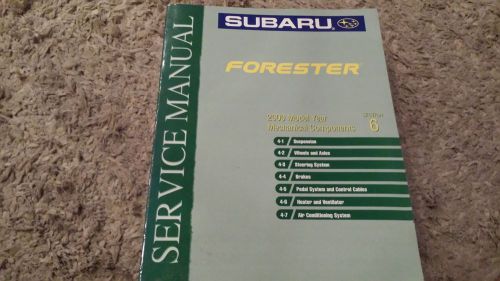 Subaru forester 2000 model year meschanical components section 6 manual