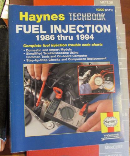 Haynes techbook on fuel injection 1986 - thru 1994