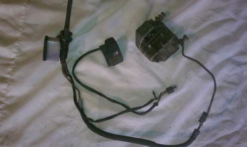 1997 wildwood/ arctic cat brake caliper, line, grip and highbeam switch.