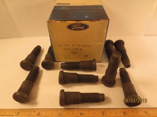 10 pcs ford 1973/1976 ltd/marquis &#034;bolt wheel hub&#034; d3az-1107-a nos free shipping
