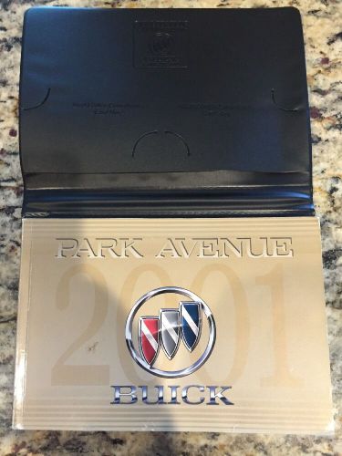 2001 buick park avenue owners manual with case oem lqqk!!