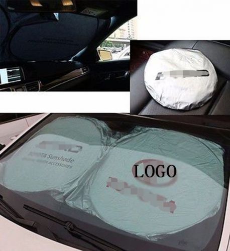 Sun shade shield cover front rear car window foldable for toyota visor uv block