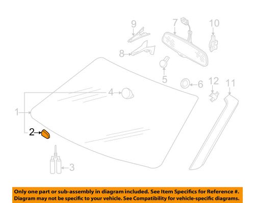 Audi oem 10-16 s5-windshield buffer 8f0845323