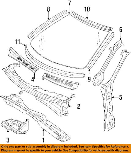 Audi oem 90-91 coupe quattro windshield glass-windshield 895845099p