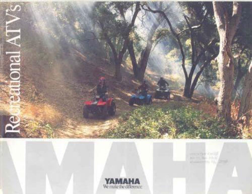 1989 yamaha recreational atv brochure -champ-breeze-yfm200dx atv