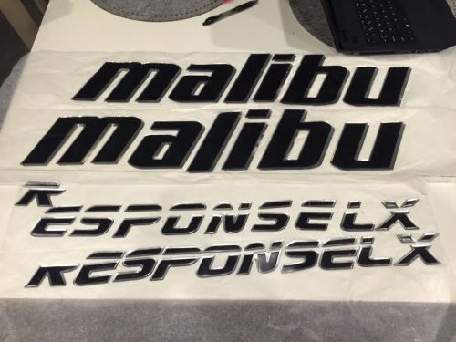 2008 malibu response lx emblems complete set