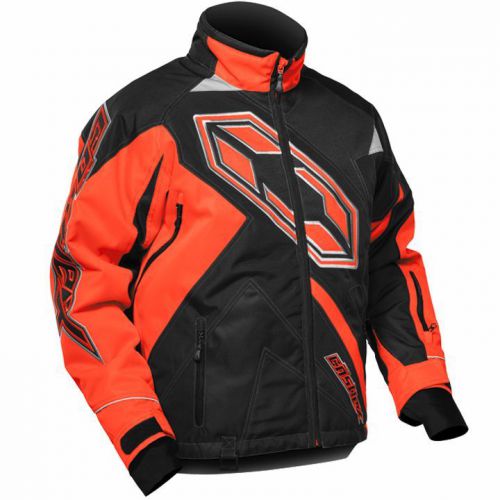 Castle x™ men's launch g3 insulated snowmobile jacket - orange - 70-975_
