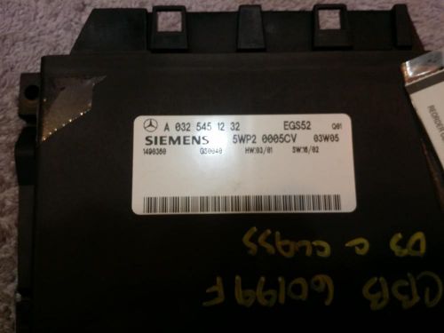 Mercedes mercedes c-class chassis brain box 203 type, transmission; c230, c240