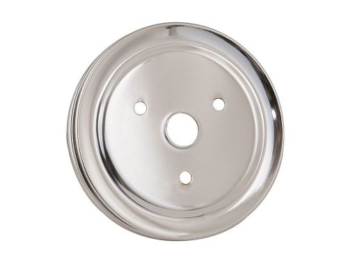 Mr. gasket 4973 chrome plated steel crankshaft pulley