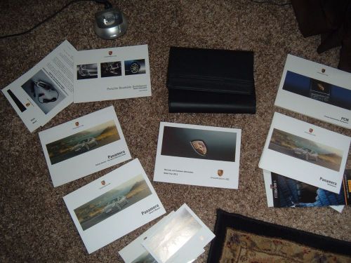 2012 porsche panamera complet owners manuals &amp; cover new