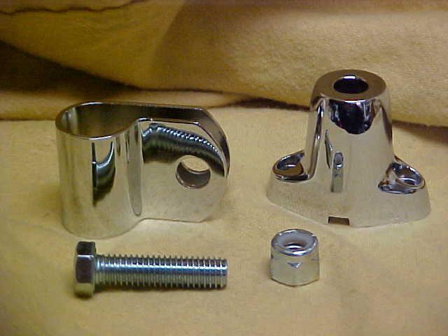 Harley,fl, flh pan,shovel head,68-83,new front turn signal mount