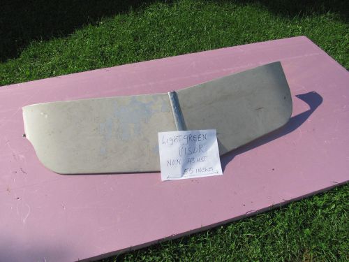 Visor, exterior sunvisor, 55&#034; wide, for split window