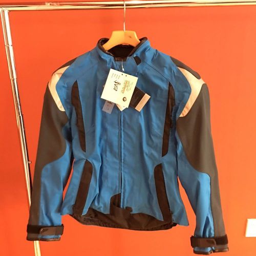 Must sell! name price! bmw comfort shell rider jacket ladies size 36 blue nwt