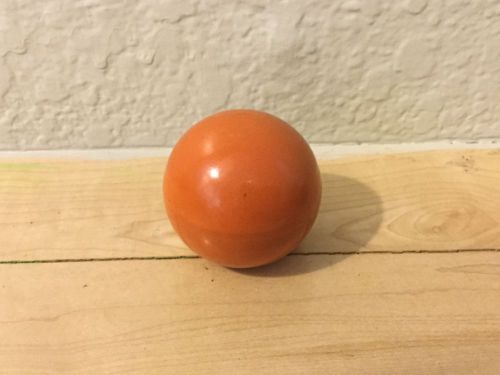 Rare orange daka-ware vintage shift lever knob 2&#034; dia with 3/8&#034; threaded id