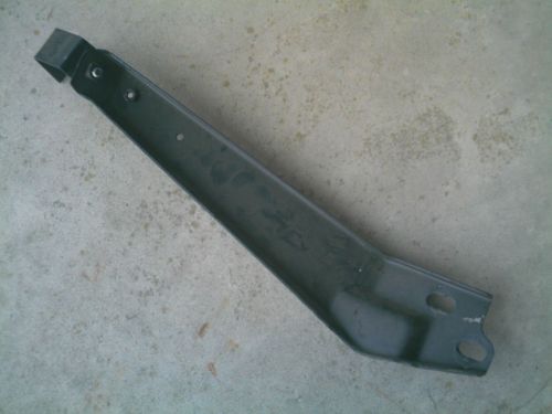 1973/74 corvette front bumper bracket, left front outer,w/extension, (1)