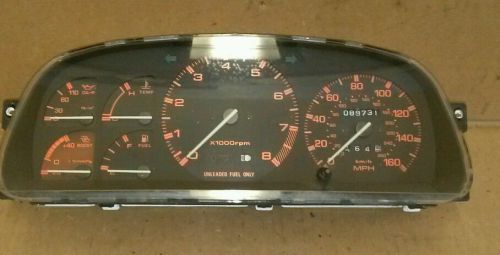 1988 88 mazda rx-7 rx7  turbo  mt  speedometer gauge cluster
