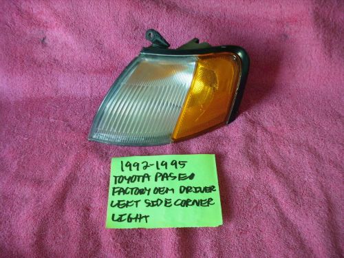 1992-1995 toyota paseo factory oem drivers left side corner light free shipping!