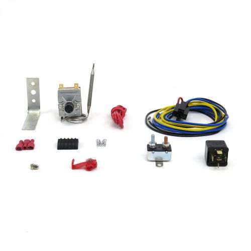 Adjustable temperature switch relay kit hot rod go kart 350 racing 2 din ltr