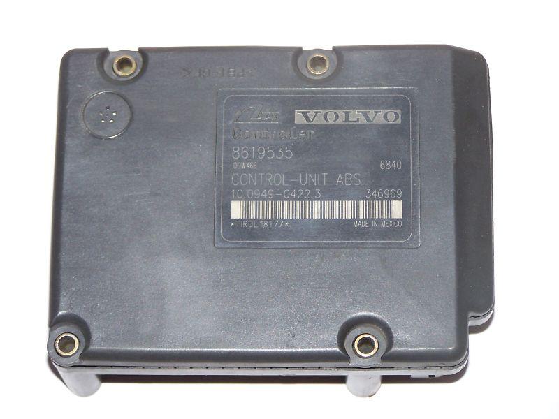 99-04 volvo s60 s70 v70 s80 abs control unit module modulator w/o tracs 8619535
