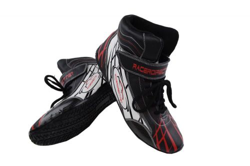 Racing shoes black mens size 13 / womens 15  sfi 3.3/5 racerdirect.net sccs imsa