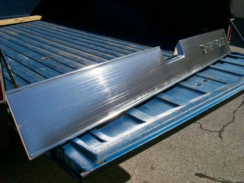 Sell 7387 CHEVY TRUCK TAILGATE TRIM PANEL MOULDING 7380 75 76 78 in