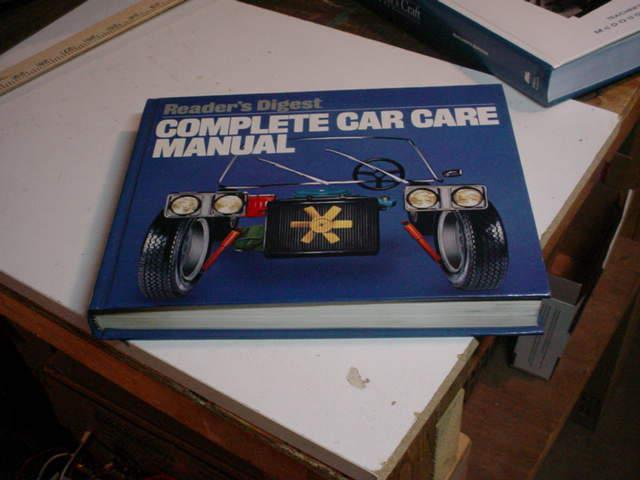 < reader's digest complete car care manual hardback