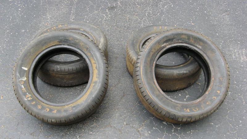 Vintage firestone super sport racing tires