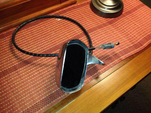 1971 1972 1973 1974 amc javelin amx driver side remote mirror chromed