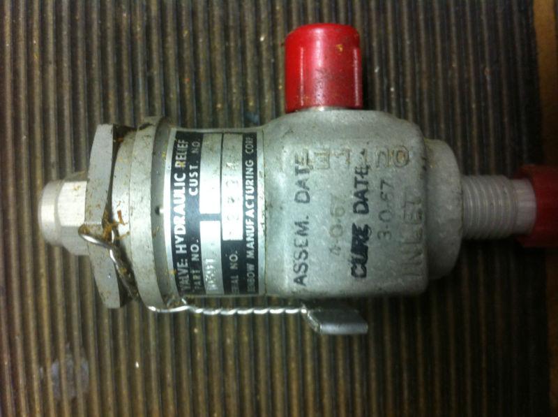 Bell47g3b, g3b1 hyd.relief valve, p/n 10371