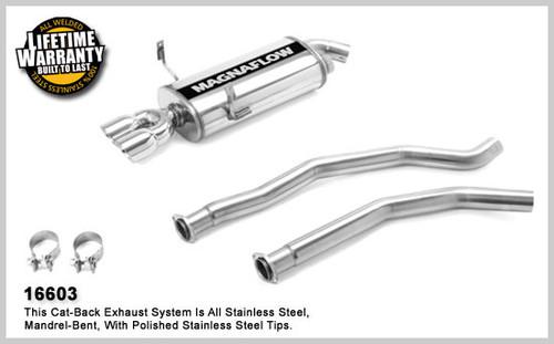 Magnaflow 16603 bmw 328i stainless cat-back system performance exhaust