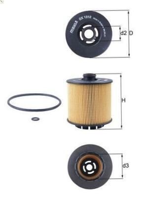 Oil filter SERVANT OX 1312D for Volvo XC40 (536) 1.5 2019-2022-, US $, image 4