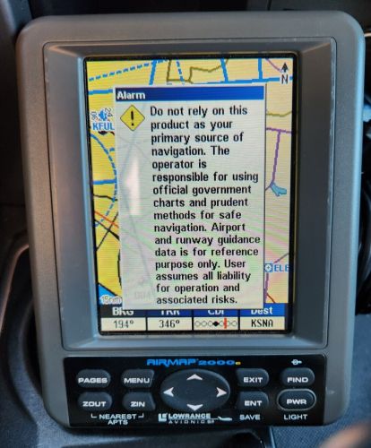 Lowrance AirMap 2000C Aviation GPS Receiver + Accessories Manual Lighter plug, US $199.95, image 5