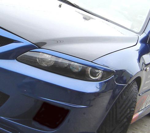 Mazda 03-08 mazda6 m6 6 jdm sport headlights eyebrows eyelid eyelids