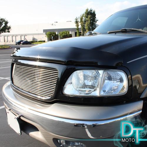 97-03 f150/f250/expedition smoke ventshade hood wind shield bug deflector guard