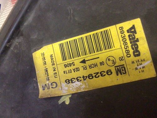 VAUXHALL MERIVA A DRIVER OFF RIGHT SIDE 2002-2010 GENUINE HEADLIGHT HEAD LAMP, US $, image 2