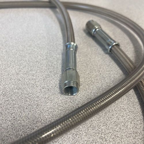 Fragola -3 an stainless steel braided brakeline with clear coating- 58" length