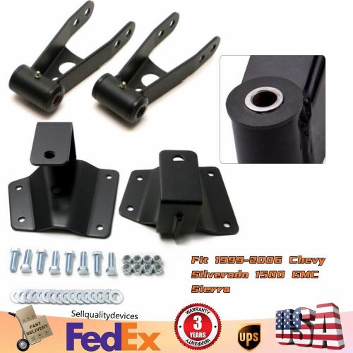 Drop Lowering Shackles&Hangers Kit Fit 1999-2006 Chevy Silverado 1500 GMC Sierra, US $115.02, image 10