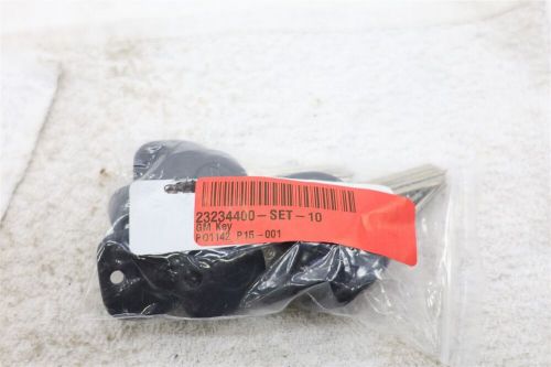 New oem gm transponder ignition key blank set of 10 23234400 chevrolet 2004-2017