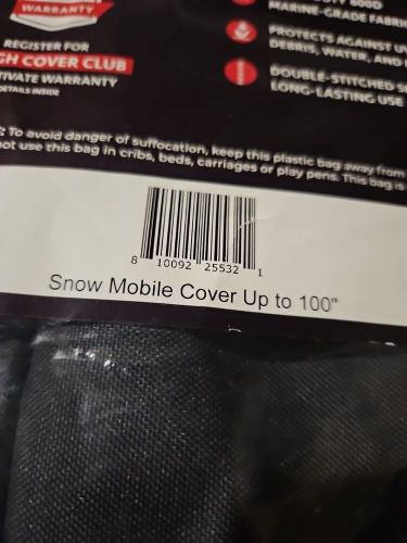 Tough cover premium snow mobile, heavy duty marine grade fabric, new, up to 100"
